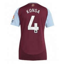 Aston Villa Ezri Konsa #4 Hemmatröja Dam 2024-25 Korta ärmar